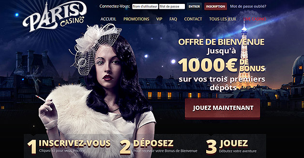 Découvrez le casino en ligne ParisCasino et profitez du bonus de bienvenue