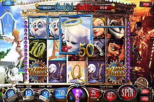 Machine à sous 3D Good Girl / Bad Girl sur le casino Red Slots
