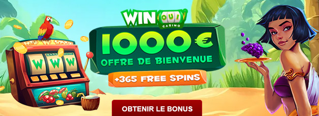 Bonus sur le casino en ligne WinOui