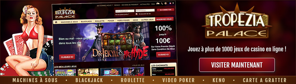 Jouer sur le casino en ligne Tropezia Palace