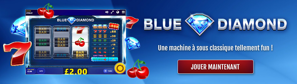 Machine à sous Classique Blue Diamond